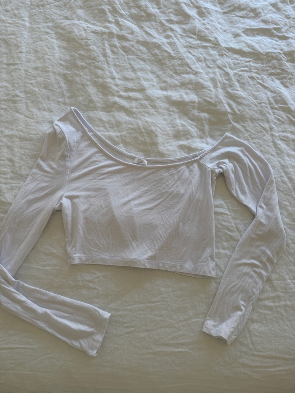 CSB x Isabelle Mathers off shoulder top